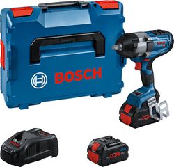 Bosch GDS 18V-1000 Professional 1750 RPM Μπουλονόκλειδο μπαταρίας 1/2" in L-Boxx 136 (2x 5.5Ah)