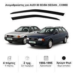 Ανεμοθραύστες Audi 80 B3/B4 (1986-1995) sedan , combi - 2 τμχ. εμπρός, Heko