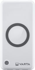 Varta 57913 Power Bank λιθίου (LiPo) 10000 mAh Ασύρματη φόρτιση Λευκό