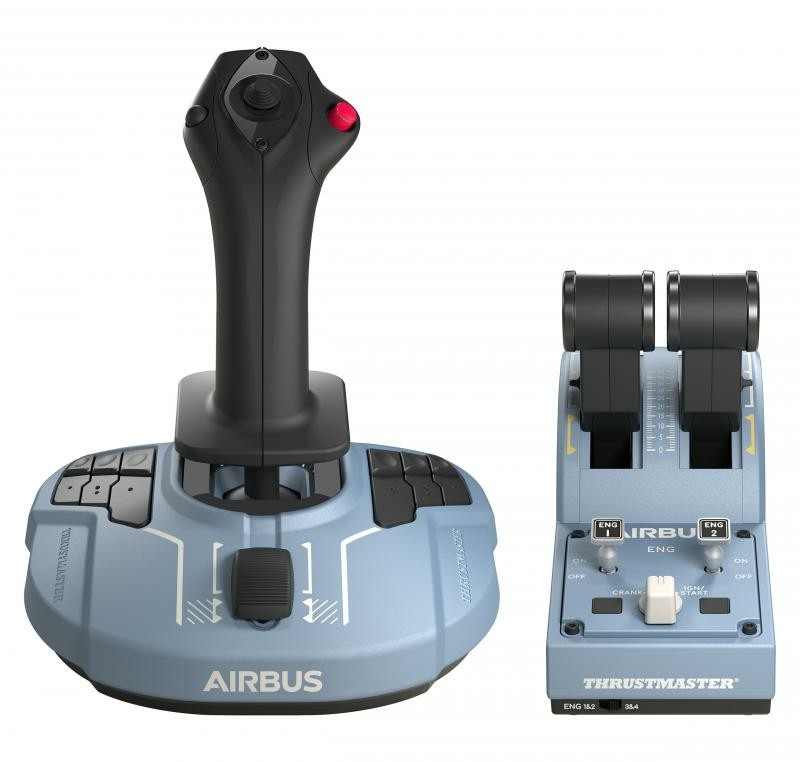 Thrustmaster TCA Airbus Edition, Μπλε USB Joystick Αναλογικά / Ψηφιακά PC