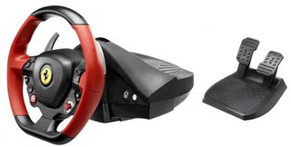 Thrustmaster Ferrari 458 Spider, Κόκκινο Τιμόνι + Πεντάλ Xbox One