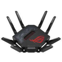 ASUS ROG Rapture GT-BE98 Router 10 Gigabit Ethernet Quad-band (2.4 GHz / 5 GHz-1 / 5 GHz-2 / 6 GHz) Μαύρ