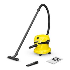 Ηλεκτρική Σκούπα Karcher WD 2 Plus V-12/4/18 Υγρών / Στερεών 1000W με Κάδο 12lt 1.628-000.0