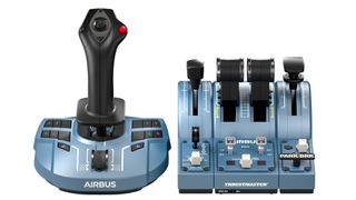 Thrustmaster TCA Captain Pack X Airbus Edition, Γκρι USB Joystick + μοχλός ελέγχου κινητήρα Αναλογικό