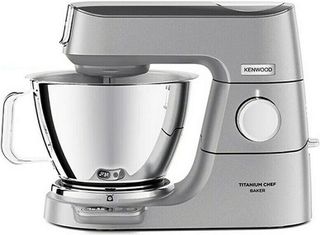 Πολυμίξερ Kenwood Titanium Chef Baker KVC85.124SI Inox 1200W με Ανοξείδωτο Κάδο 5lt