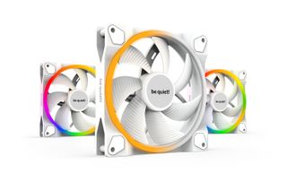 Be Quiet Light Wings High Speed Case Fan 140mm με Λευκό Φωτισμό και Σύνδεση 4-Pin PWM 3τμχ Λευκό