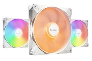 Be Quiet Light Wings LX Case Fan 140mm με ARGB Φωτισμό και Σύνδεση 3-Pin / 4-Pin PWM 3τμχ Λευκό