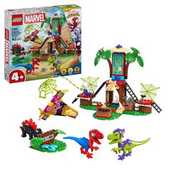 LEGO® Marvel: Spidey And His Amazing Friends - Spidey and Gobby’s Raptor Battle at Tree House HQ (11200)