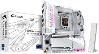 GIGABYTE B860M AORUS ELITE WF6E ICE Intel B860 LGA 1851 (Socket V1) micro ATX