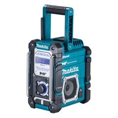 Makita DMR112 Επιτραπέζιο Ραδιόφωνο Επαναφορτιζόμενο DAB+ με Bluetooth Μπλε