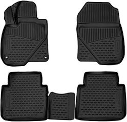 Novline ΠΑΤΑΚΙΑ ΣΕ ΣΚΑΦΗ TPE ΛΑΣΤΙΧΟ ΓΙΑ MITSUBISHI OUTLANDER 5D 2012+ ΣΕ ΜΑΥΡΟ ΧΡΩΜΑ NOVLINE - 4 ΤΕΜ.