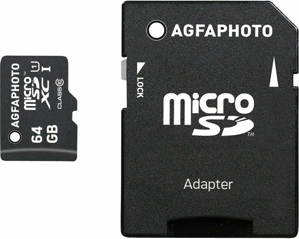 AgfaPhoto microSDXC 64GB Class 10 U1 UHS-I