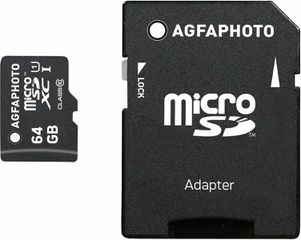 AgfaPhoto microSDXC 64GB Class 10 U1 UHS-I