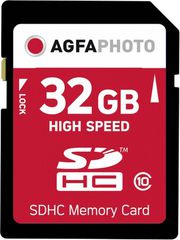 AgfaPhoto SDHC 32GB Class 10 U1 V10 UHS-I