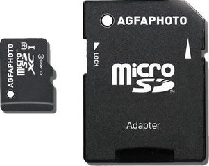 AgfaPhoto microSDXC 128GB Class 10 U3 V10 High Speed