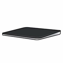 Apple Magic Trackpad (USB-C) Ασύρματο Touchpad Μαύρο