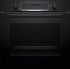 Φούρνος άνω πάγκου Bosch HBA554EB3 71lt, χωρίς Εστίες, Π59.4εκ, με Yδρόλυση, Α+, Μαύρος