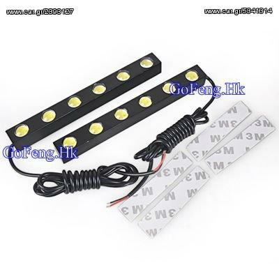 ΦΩΤΑ ΗΜΕΡΑΣ DRL ...... 18WATT........LED Daytime Running Light DayLine.... ΤΟ ΣΕΤ