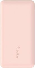 Belkin Boost Charge 3-Port Power Bank 10000mAh 15W με 2 Θύρες USB-A και Θύρα USB-C Ροζ Χρυσό