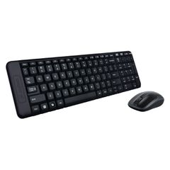 Σετ Πληκτρολόγιο Ποντίκι Logitech Wireless Combo MK220 RF US Black