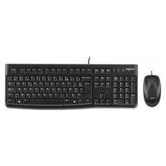Σετ Πληκτρολόγιο Ποντίκι Logitech Desktop MK120 USB UK Black