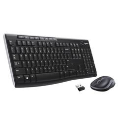 Σετ Πληκτρολόγιο Ποντίκι Logitech Wireless Combo MK270 USB US English Black