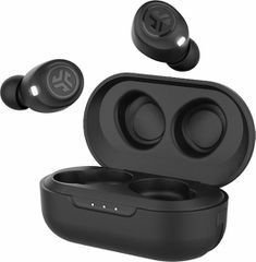 Jlab JBuds Air Bluetooth Handsfree Ακουστικά με Αντοχή στον Ιδρώτα και Θήκη Φόρτισης Μαύρα