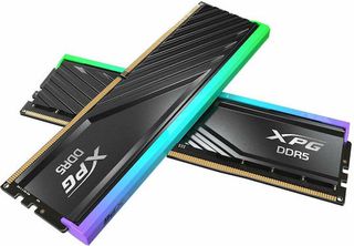 Adata Lancer Blade RBG 32GB DDR5 RAM με 2 Modules (2x16GB) και Ταχύτητα 6400 για Desktop (AX5U6400C3216G-DTLABRBK)