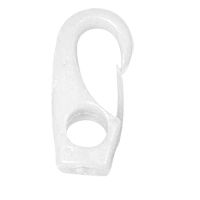 Γάντζος με Μάτι, Ø14x68mm, γ/Σχοινί Ø10mm, PA, Λευκός