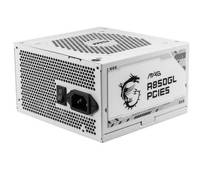 MSI MAG A850GL PCIE5 WHITE μονάδα τροφοδοσίας 850 W 20+4 pin ATX ATX Λευκό