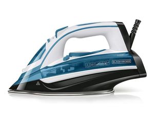 Black & Decker BXIR2402E Σίδερο Ατμού 2400W Ανοξείδωτη Πλάκα, Συνεχόμενη Παροχή 30gr/min