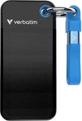 Verbatim Pocket USB 3.2 / USB-C Εξωτερικός SSD 2TB M.2 Black/Blue