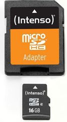 Intenso microSDHC 16GB Class 4 with Adapter