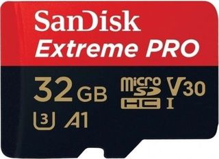 Sandisk Extreme Pro microSDHC 32GB Class 10 U3 V30 A1 UHS-I με αντάπτορα