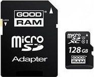 GoodRAM microSDXC 128GB Class 10 U1 UHS-I με αντάπτορα