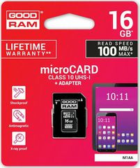GoodRAM M1AA microSDHC 16GB U1