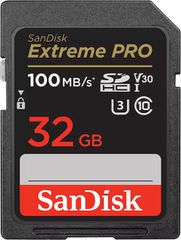 Sandisk Extreme Pro SDHC 32GB Class 10 U3 V30 UHS-I SDSDXXO-032G-GN4IN