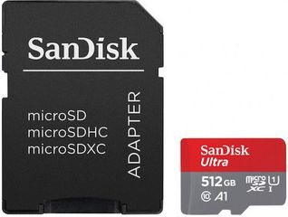 Sandisk Ultra microSDXC 512GB Class 10 U1 A1 UHS-I 140MB/s