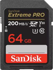 Sandisk Extreme Pro SecureDigital SDXC 64GB Class 10 U3 V30 UHS-I