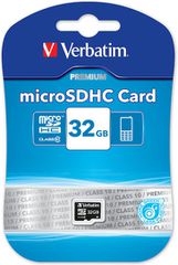 Verbatim Premium microSDHC 32GB Class 10 U1 High Speed