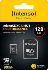 Intenso Class Performance microSDXC 128GB Class 10 U1 UHS-I με αντάπτορα