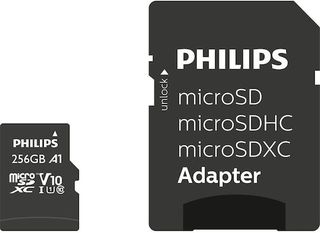 Philips microSDXC 256GB Class 10 U1 V30 A1 UHS-I με αντάπτορα