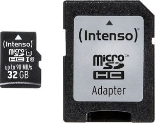 Intenso Professional microSDHC 32GB Class 10 U1 UHS-I με αντάπτορα