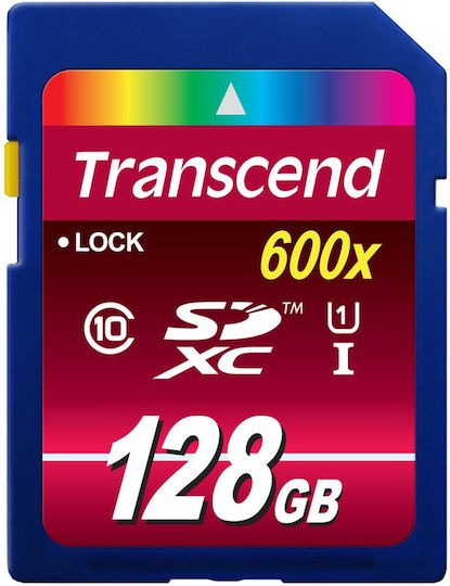 Transcend Ultimate 600x SDXC 128GB U1