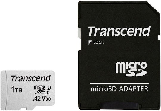 Transcend microSDXC 1.0TB Class 10 U3 V30 A2 UHS-I