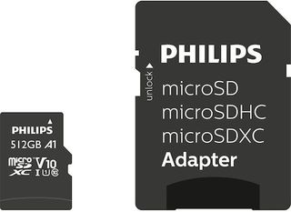 Philips microSDXC 512GB Class 10 U1 UHS-I με αντάπτορα
