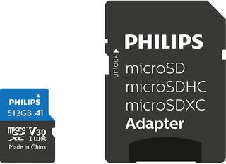 Philips Ultra Pro microSDXC 512GB Class 10 U3 UHS-I με αντάπτορα