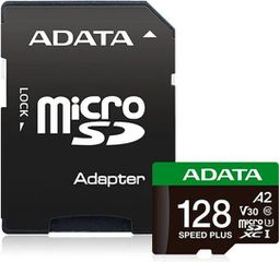 Adata microSDXC 128GB Class 10 U3 V30 A2 UHS-I