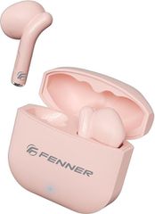 Fenner XBuds XM201 Bluetooth Handsfree Ακουστικά με Θήκη Φόρτισης Ροζ