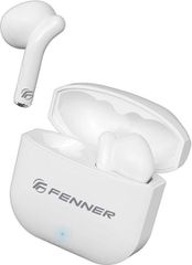 Fenner XBuds XM201 Bluetooth Handsfree Ακουστικά με Θήκη Φόρτισης Λευκά